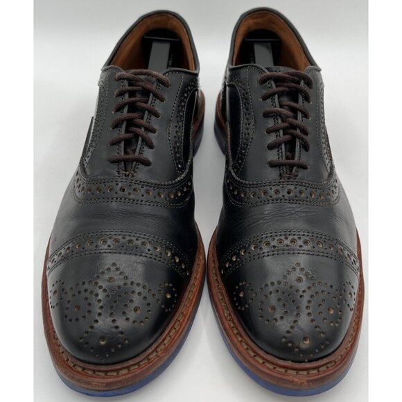 Allen Edmonds Strandmok Oxfords Dress Shoes Mens Size 9D Black Leather Cap-Toe main image 6